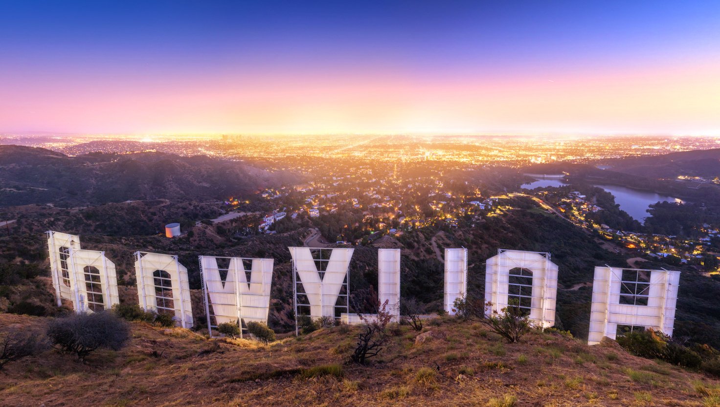 Back of the Hollywood Sign 